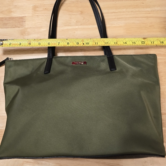 Kate Spade Olive Green Tote Bag - Picture 14 of 16